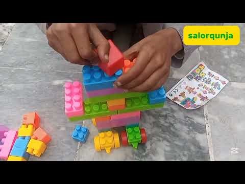 Satisfying DIY robo ASMR|| playing with building blocks || making robot out of Lego blocks