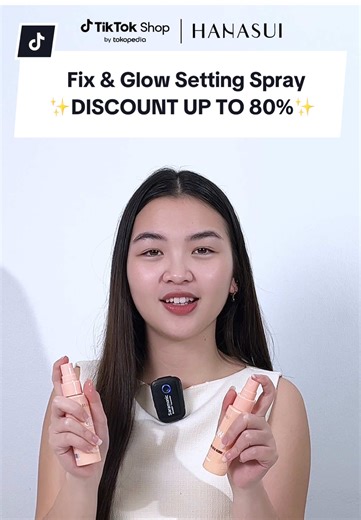 Diskon Hingga 80% untuk Fix & Glow Setting Spray!