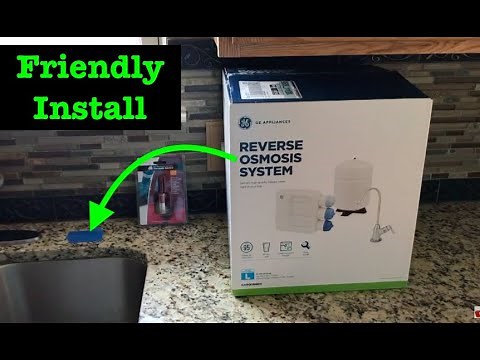 How to install GE Reverse Osmosis system (PART 1)