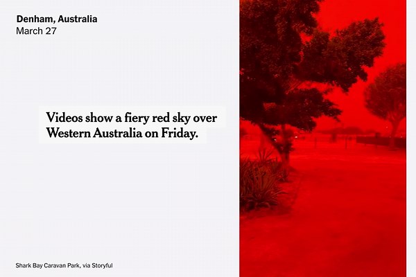 Australian Sky Turns an Apocalyptic Blood Red