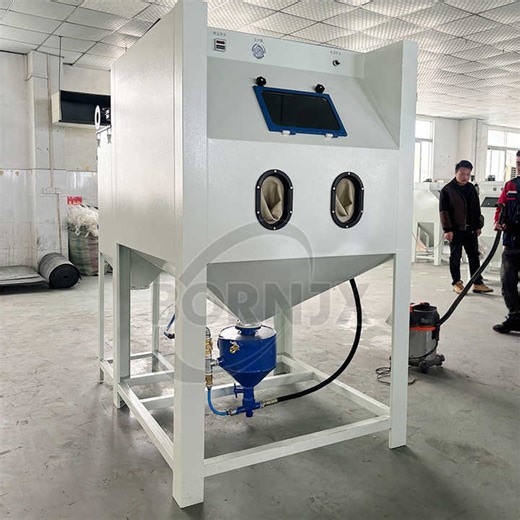 Sand Blasting Machine Cabinet Alloy Hub Repair Clean Engine Parts Dust-free Blasting Dust-free Blasting