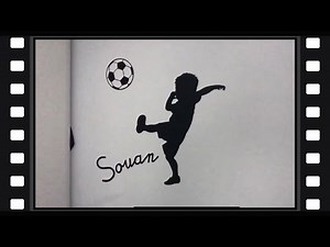 ***COMMENT POSER UN STICKERS AU MUR ( je vous montre toutes les étapes )***