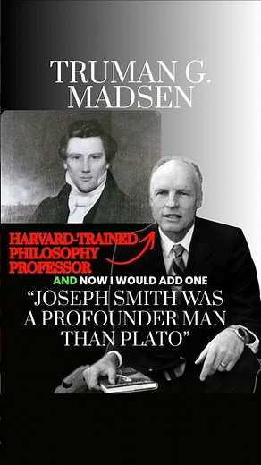 Harvard-Trained Philosopher's Bold Claim: Joseph Smith Was A Profounder Thinker Than Plato!