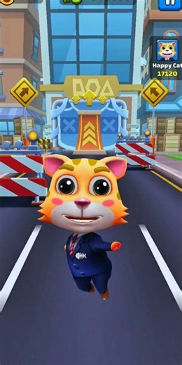 |cat running racing for challenge | #gaming #cat