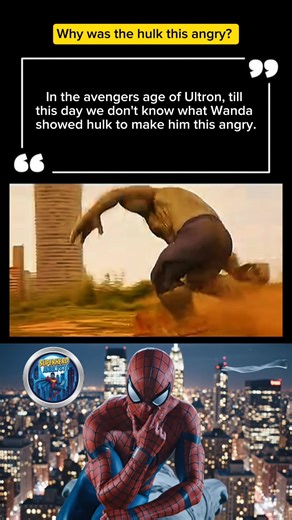 Why was Hulk so Angry in the Avengers age of Ultron 🤔 #mcu #MARVEL #avengers #movie | Superhero Analyst