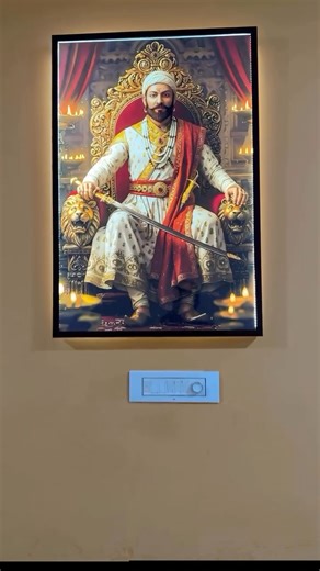 Ismail. A. Kachwala on Instagram: "Amazing LED light frame available with any photos u like, DM for the price, order your LED photo frame and decorate your house office with amazing look #frame #frameart #light #photo #trending #photography #photooftheday #ledphotoframe #chatrapati_shivajimaharaj"