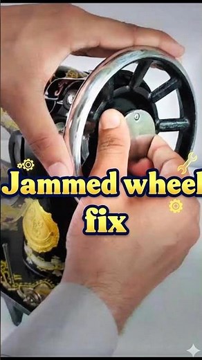 Sewing Machine Wheel Jammed Fix ❌ | وہیل کے اندر سے دھاگہ نکالنے کا طریقہ 🧵