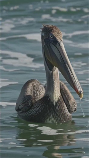 This Bird Dives From 60 Feet Up #brownpelican #animalfacts #wildlife #naturedocumentary #birds