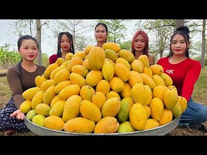 Amazing cooking mango with coconut sauce recipe