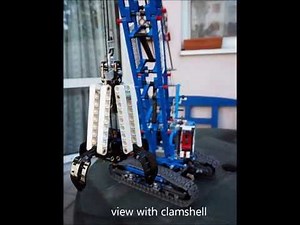 Lego Technic 42042 modified Crawler Crane