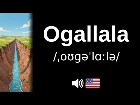 How to pronounce Ogallala (CORRECTLY!)