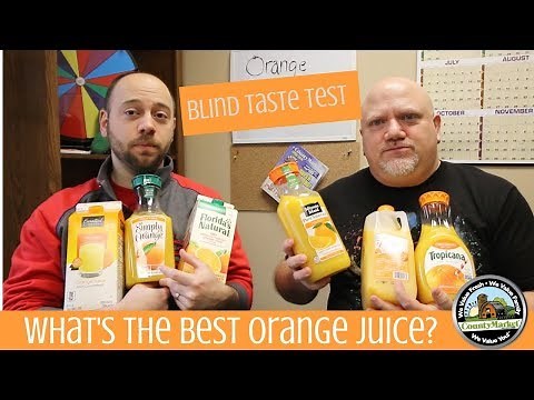 What's the Best Tasting Orange Juice? Blind Taste Test Rankings