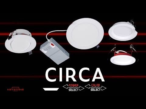 Circa Wafer Downlights by Keystone