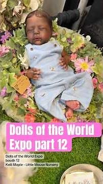 Meeting Kelli Maple! ✨ Little Mouse Nursery Booth Tour #dotwe #shorts #rebornartist #reborns #dolls