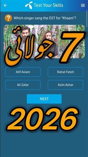 7 July 2026 Questions and Answers | My Telenor Today Questions | Telenor Questions Today