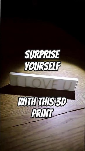 Cool DIY 3D print idea! #3dprintingideas #3dprinting