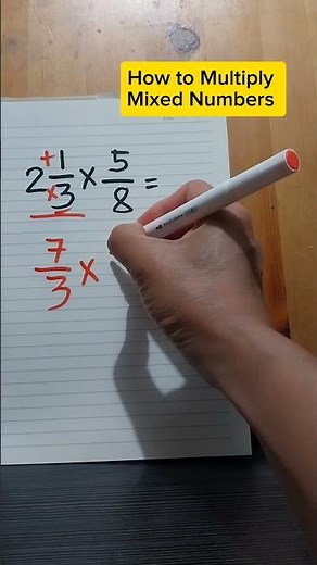 How to Multiply Mixed Numbers #maths #hacks #tricksandsolutions #hacks #mathematics #mathproblem