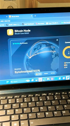 How long does it take a Bitcoin Node to sync. #cryptomining #bitcoin #bitcoinnode