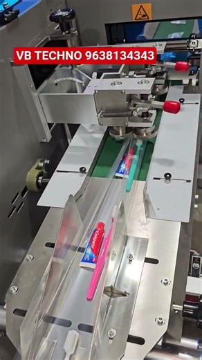 Flow Wrap Machine For Toothbrush and Toothpaste Packing