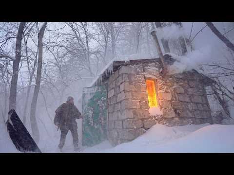 Stone House by the Frozen River Gets a Second Life | Alone in a Blizzard | Episode 3
