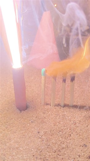 Matchstick Amazing Experiment 🔥💥 Diwali Creakers Testing #shorts #short video #@THE MATCHES VIDEO