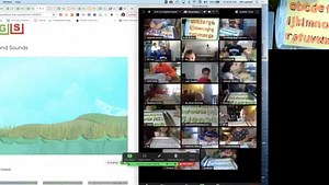 I like to play the ABC Song, and have the kids touch the letters as...