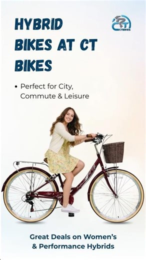 🚴‍♀️ Ride in Style with Hybrid Bikes Shop Now #ebike #ecycling #cyclinglife