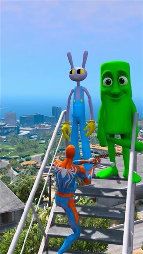 GTA V ALIEN VS JAX RAGDOLL FAIL#shorts