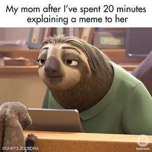 226K views · 4.1K reactions | Look mom! You're a meme! __________ Watch Disney's Zootopia tonight at 8:30pm/7:30c on Freeform. | Freeform’s 25 Days of Christmas | Facebook
