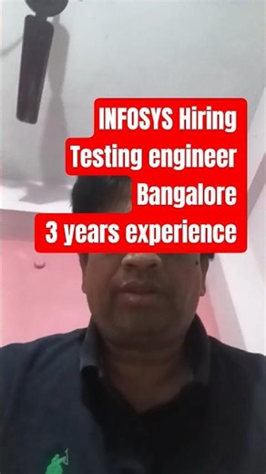 Infosys Hiring IT Testing Professionals | 3–8 Years | Quality Engineering | Bangalore
