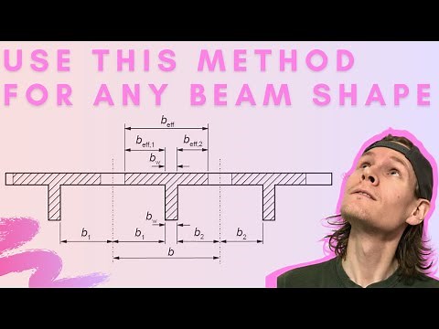 Reinforced Concrete T Beam Design Example using ACI 318 | Neutral Axis in Web | PE Exam Prep