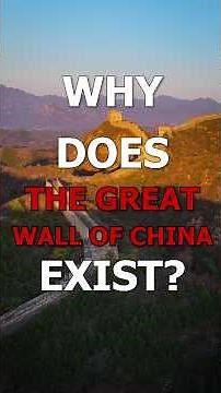 Why Does The Great Wall 🇨🇳 Exist? #GreatWallofChina #China #History