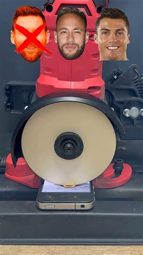 Messi,Neymar & Ronaldo who will win this challenge😲😱~mini woodworking #shorts #entertainment