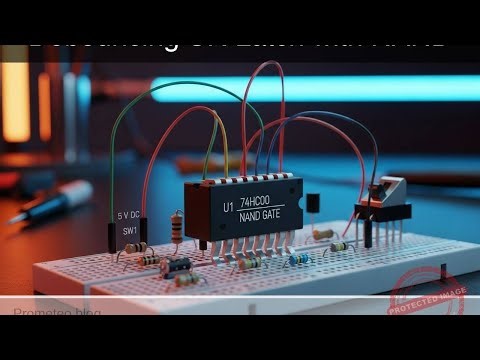Practical case: Debouncing SR Latch with NAND