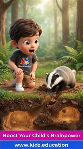 Why does a badger choose to live in an underground sett?