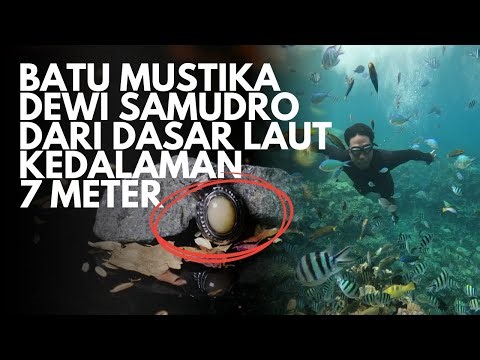 DEWI SAMUDRO'S MUSTIKA STONE, ONE OF THE 7 MOST POWERFUL MUSTIKA FROM THE BOTTOM OF THE JAVA SEA