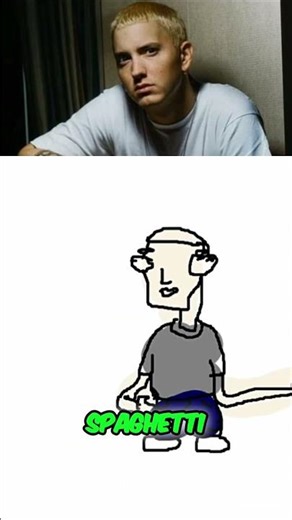 Drawing Eminem: Mom's Spaghetti & Hilarious Art Fails! #shorts