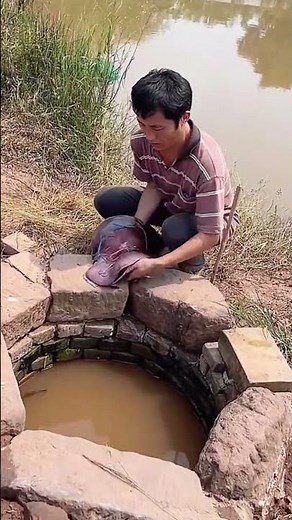 Deep well fishing process