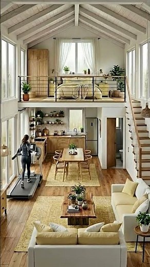 Modern Loft Living | Smart Small Home Design Inspiration