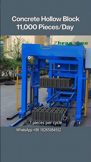 Hydraulic Concrete Cement Block Making Machine #brickmachine#concreteblockmakingmachine #machine