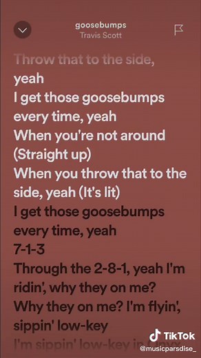 goosebumps - Travis Scott ft Kendrick Lamar #lyrics #music