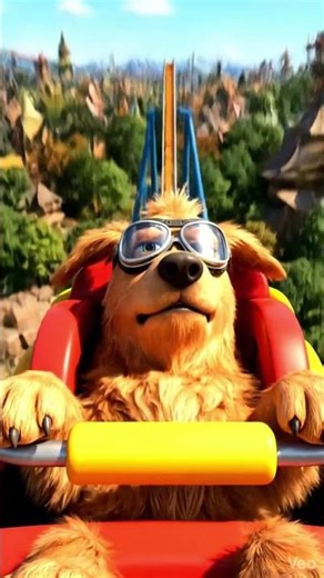 POV: Golden Retriever First Roller Coaster Drop