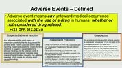 Clinical Assessment of Adverse Drug Reactions - Module 7, Session 6