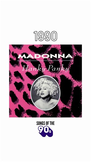 Songs of the 90s on Instagram: "“Hanky Panky” by @madonna From the album “I’m Breathless: Music from and Inspired by the Film Dick Tracy” (1990) @warnermusic @billboardcharts #10 Hot 100, #9 Maxi-Singles Sales #SongsOfThe90s #HitsOfThe90s #90sMusic #1990 #90s #Madonna #DickTracy Video property of Warner Bros. Records"