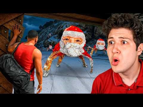 PROTECTING MY HOUSE from GOO GOO GAGA in GTA 5! 🏡🎅 (Mods)