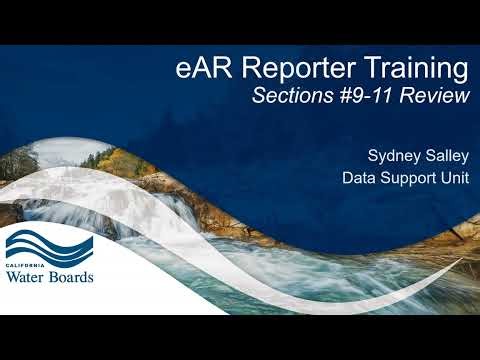 eAR Brown Bag Training #3