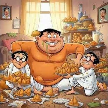 Motu Patlu Eating Fun | Hilarious Food Comedy Moments