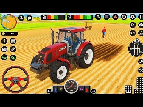 Modern Farming Tractor Driving Simulator - Realistic Village Farming - Android Gameplay