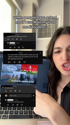 no hate to any of these commenters but PSA I DO NOT use generative AI in my videos #fyp #lostmedia