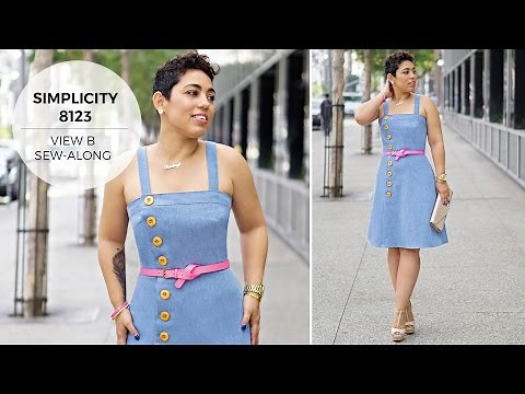 How to Sew a Dress with Mimi G Simplicity Pattern 8123